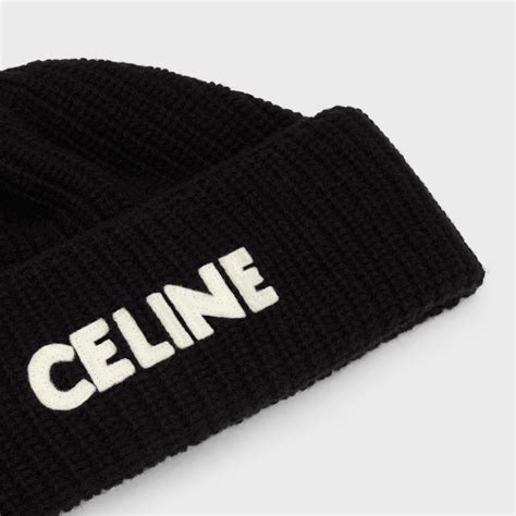 celine beanie hat black|celine hat women.